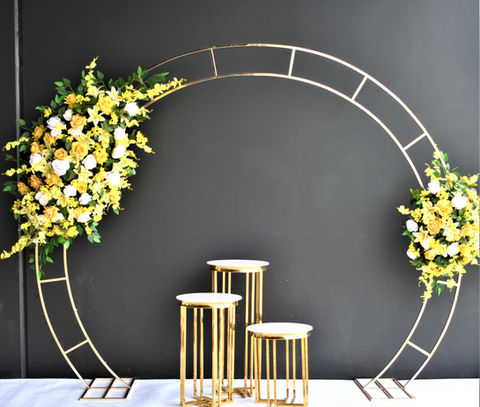 Round Gold arch