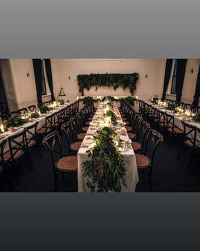 Rustic style wedding table