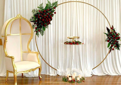 Circle arch backdrop