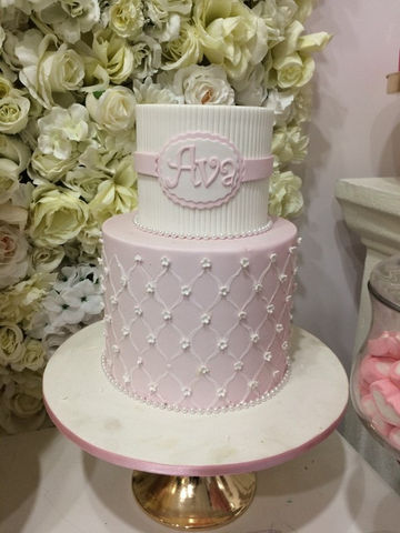 gold cake stand hire