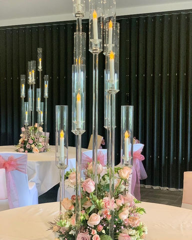 150 cm glass candelabra