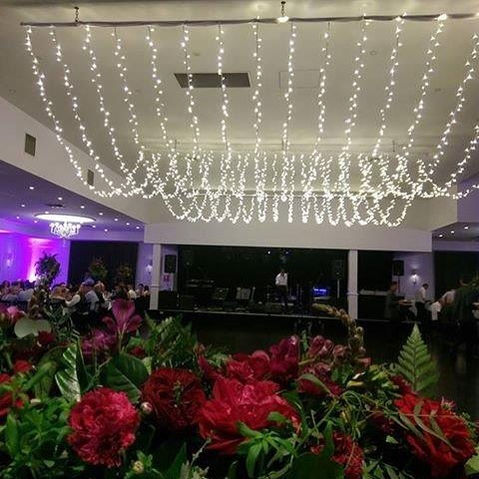 Fairy light ceiling