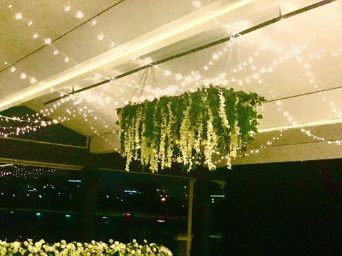 Floral ceiling decor