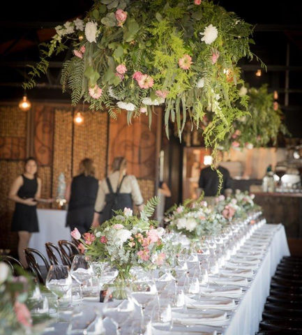Flowers on the ceiling
