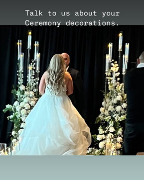 white wedding ceremony