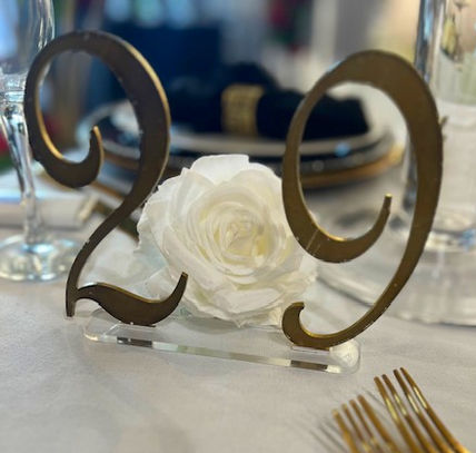 Table Number Hire