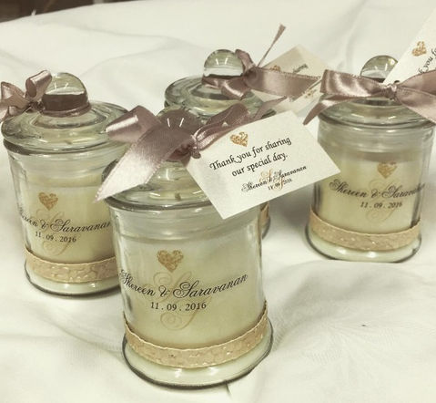 personalised candles