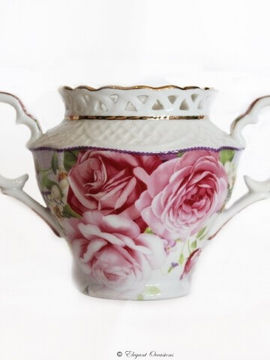 High tea sugar bowl