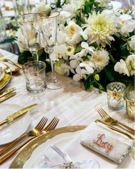 Gold Cutlery hire