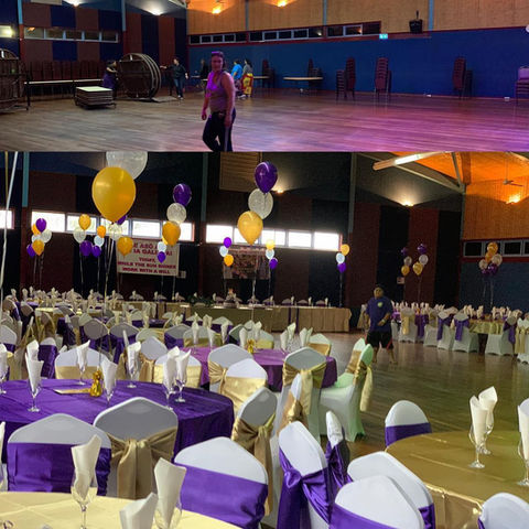 A touch of colour party