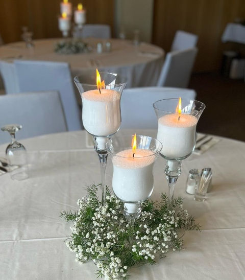Floral Table Centrepieces