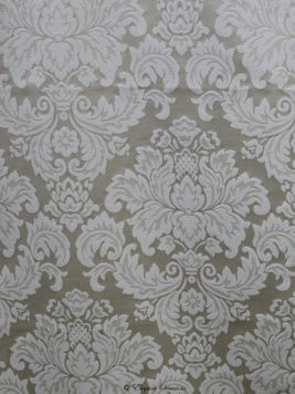 Ivory embossed tablecloth