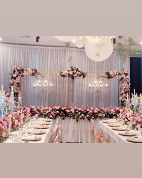 Chandelier backdrop