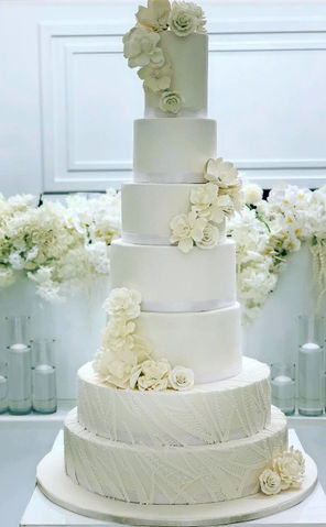 Tall elegant cake