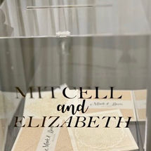 Clear personalised wishing well