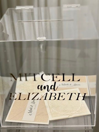 acrylic wedding wishing well