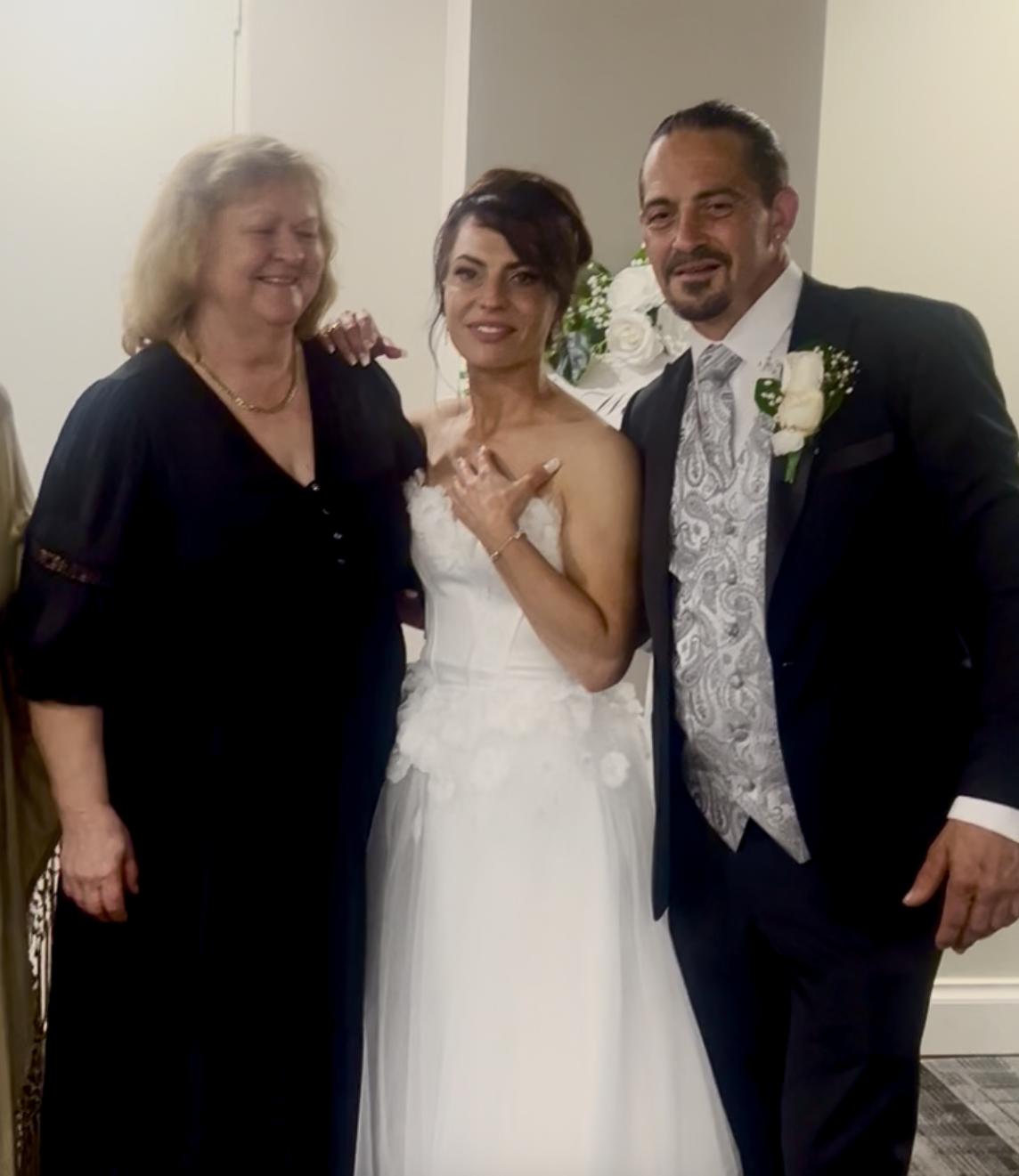 Yelka Jurinovic with an Elegant Occasions wedding couple