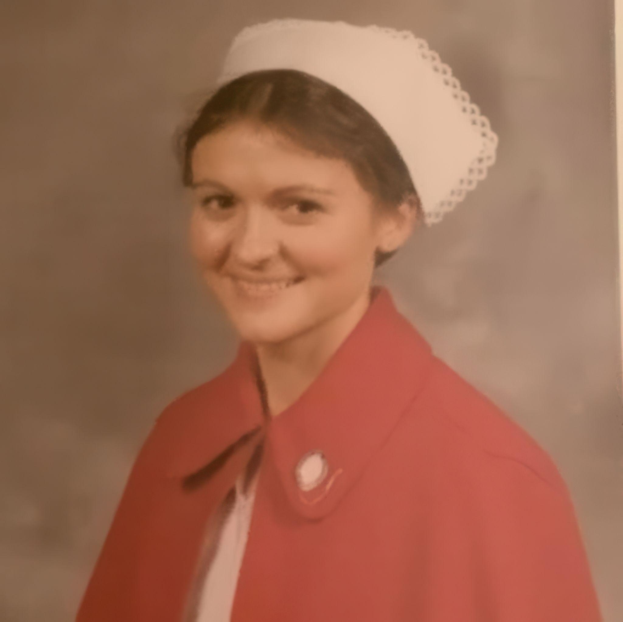 Yelka Jurinovic in her nursing graduation portrait